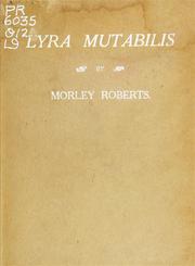 Cover of: Lyra mutabilis by Roberts, Morley