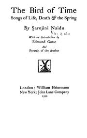 Cover of: The bird of time by Sarojini Naidu