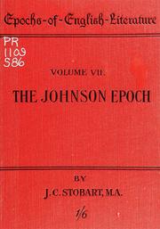 Cover of: Epochs of English literature.