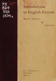 Cover of: An introduction to the study of English fiction