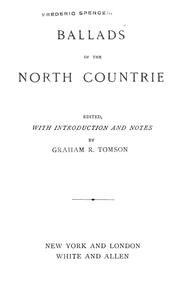 Cover of Ballads of the north countrie