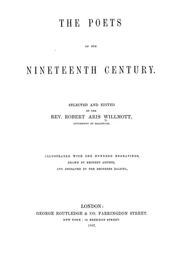 Cover of: The poets of the nineteenth century