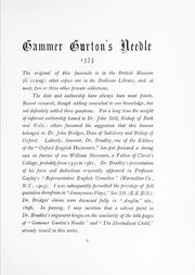 Cover of: Gammer Gurton's needle. 1575 by 