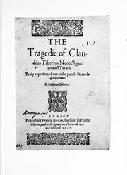 Front cover of Claudius Tiberius Nero. 1607 by Unknown