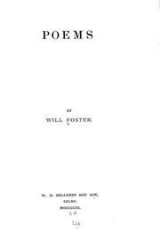 Cover of: Poems. Selby [Eng.]: W.B. Bellerby