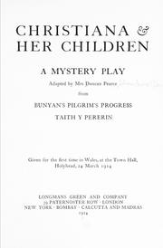 Cover of: Christiana & her children: a mystery play