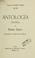 Cover of: Antología, poesias
