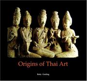Cover of: Origins of Thai art by Betty Gosling