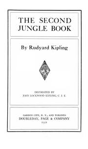Cover of: The second jungle book by Rudyard Kipling