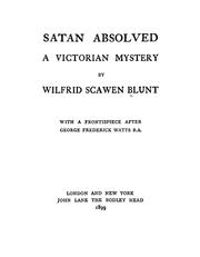 Cover of: Satan absolved: a Victorian mystery, with a frontispiece after George Frederick Watts