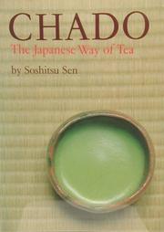 Cover of: Chado: The Japanese way of tea