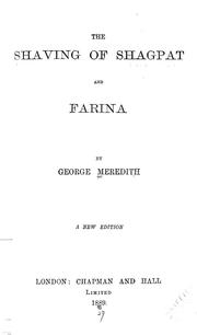 Cover of: The shaving of Shagpat: and Farina