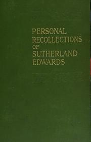 Cover of: Personal recollections