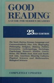 Cover of: Good reading by Arthur Waldhorn, Olga S. Weber, Arthur Zeiger, editors.