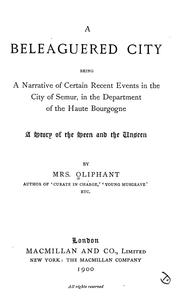 Cover of: A beleaguered city by Margaret Oliphant