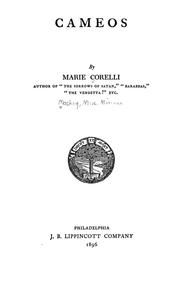 Cover of: Cameos by Marie Corelli