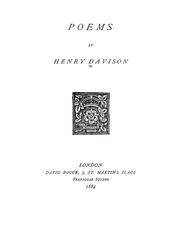 Cover of: Poems