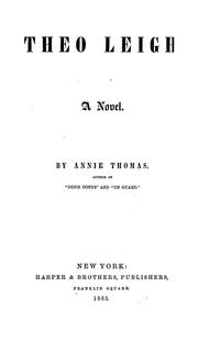 Cover of: Theo Leigh: a novel