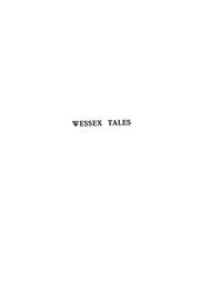 Cover of: Wessex tales | Thomas Hardy