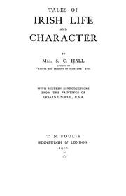 Cover of: Tales of Irish life and character