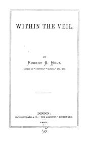 Cover of: Within the veil.