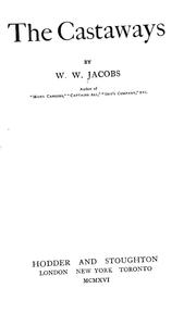 Cover of: The castaways by W. W. Jacobs