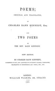 Cover of: Poems, original and translated