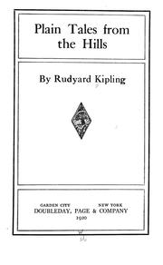 Cover of: Plain tales from the hills by Rudyard Kipling