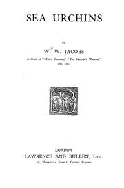 Cover of: Sea urchins by W. W. Jacobs
