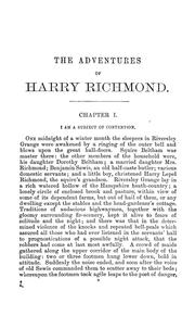 Cover of: The adventures of Harry Richmond