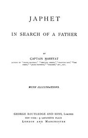 Cover of: Japhet in search of a father by Frederick Marryat