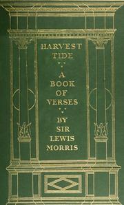 Cover of: Harvest-tide by Sir Lewis Morris