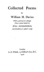 Cover of: Collected poems by W. H. Davies