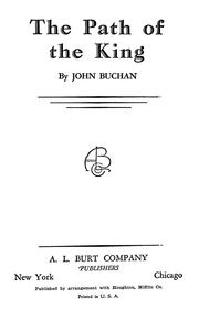 Cover of: The path of the king. by John Buchan