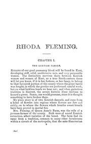 Cover of: Rhoda Fleming: a story