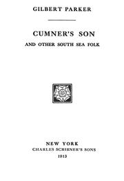 Cover of: Cunmer's son, and other South Sea folk.