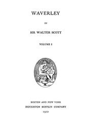 Cover of: Works, including the Waverley novels and the poems by Sir Walter Scott
