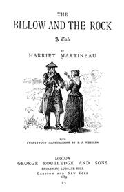 Cover of: The billow and the rock by Harriet Martineau