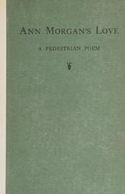 Cover of: Ann Morgan's love by Arthur Joseph Munby, Arthur Joseph Munby