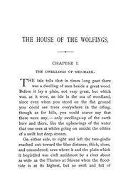 Cover of: A tale of the House of the Wolfings and all the kindreds of the mark | William Morris