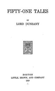 Cover of: Fifty-one tales by Lord Dunsany