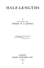 Cover of: Half-lengths by George William Erskine Russell