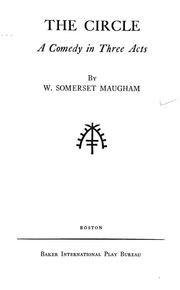 Cover of: The Circle by William Somerset Maugham