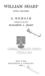 Cover of: William Sharp (Fiona MacLeod) by Elizabeth A. Sharp