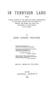 Cover of: In Tennyson land | John Cuming Walters