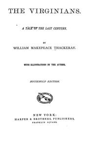 Cover of: The Virginians, a tale of the last century by William Makepeace Thackeray