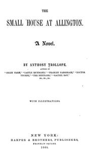 Cover of: The small house at Allington by Anthony Trollope