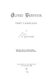 Cover of: Alfred Tennyson, poet laureate by T. H. Rearden
