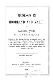 Cover of: Musings in moorland and marsh