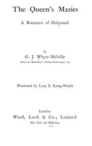Cover of: The Queen's Maries by G. J. Whyte-Melville